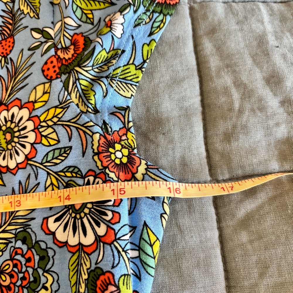 Boden Blue Floral Jersey Midi Dress 6P NWT - Picture 7 of 8